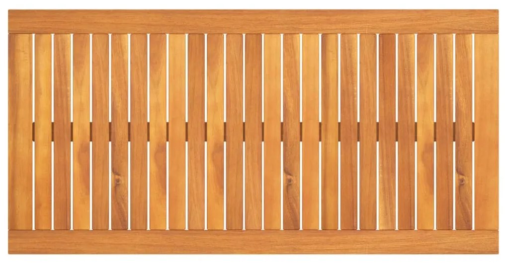 Mesa de centro 100x50x33 cm madeira de acácia maciça