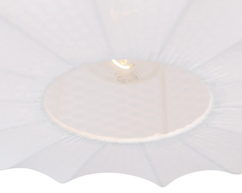 Plafon de teto Japandi branco 40cm - Madleine Japandi