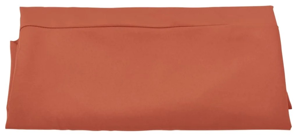 Tecido de substituição p/ guarda-sol exterior 300 cm terracota