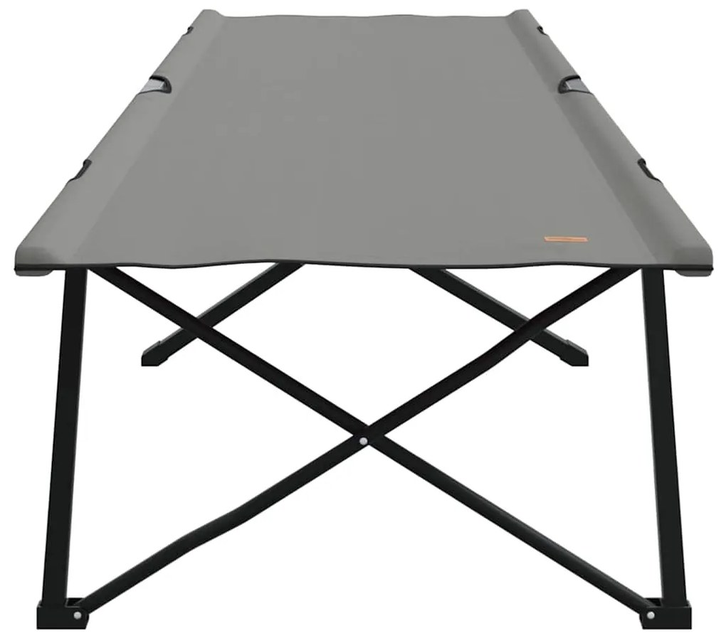 Cama Dobrável com Saco de Transporte Cinza 600D