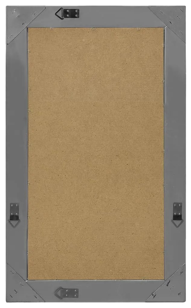 Espelho de parede estilo barroco 50x80 cm preto