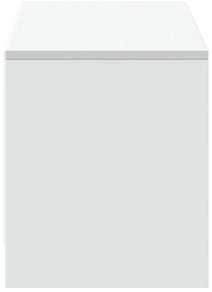 Móvel de TV 140x34x50 cm derivados de madeira branco