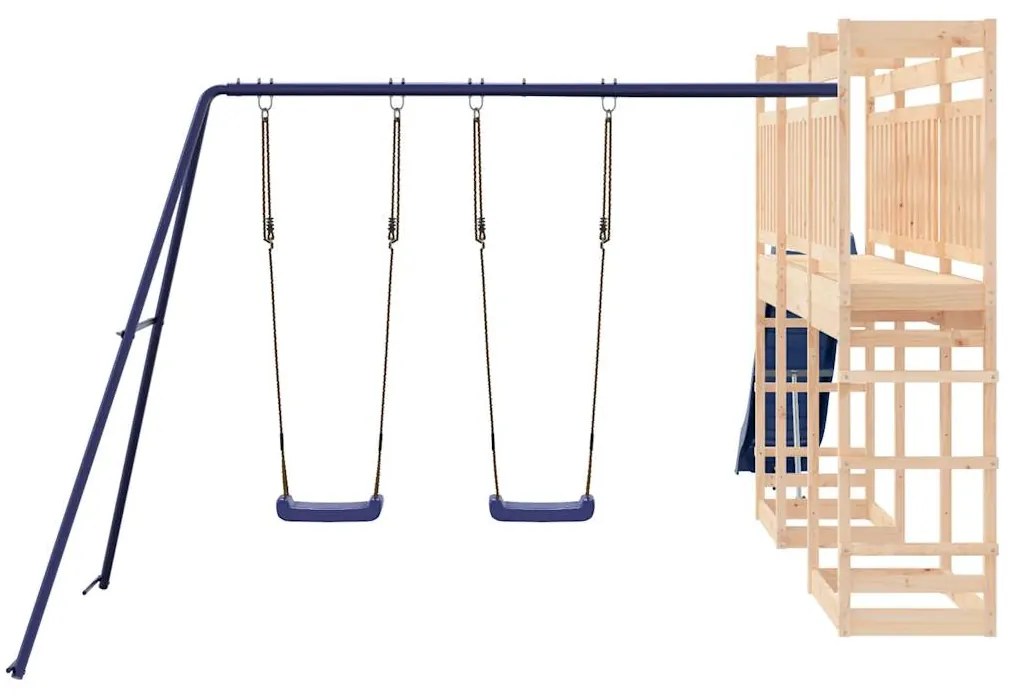 Conjunto de brincar p/ exterior madeira de pinho maciça