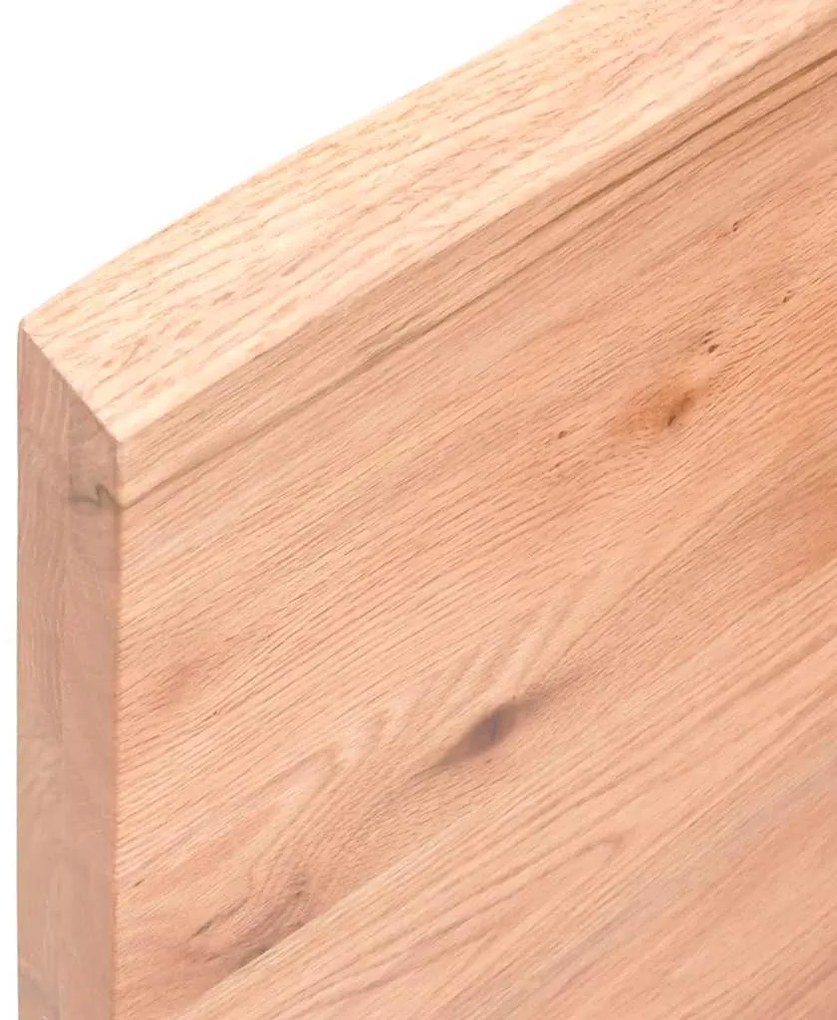 Prateleira de parede 180x60x(2-4) cm carvalho tratado castanho