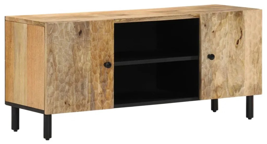 Móvel de TV 105x33x46 cm madeira de mangueira maciça