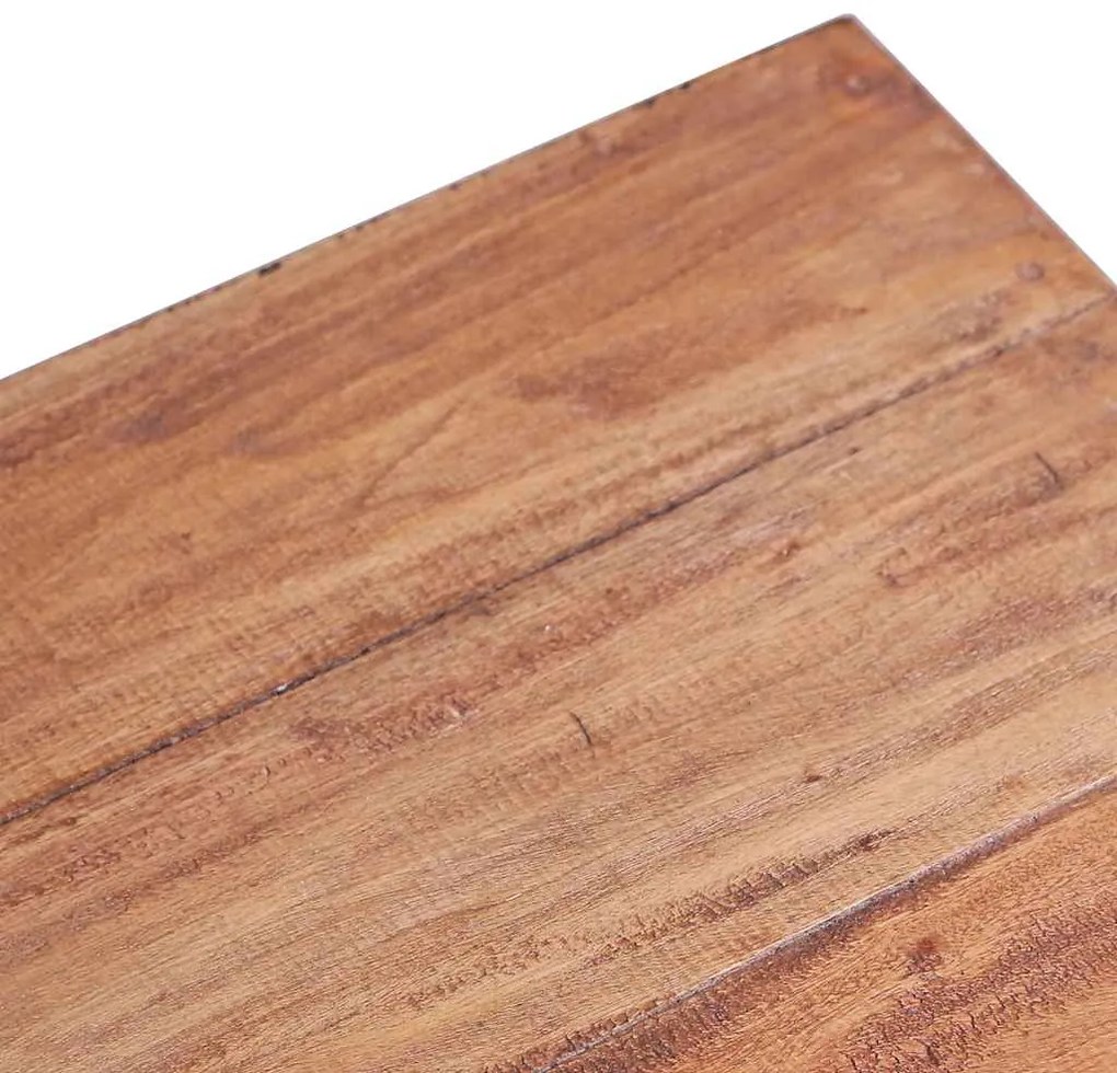 Mesa de centro 60x45x23 cm madeira de mogno maciça