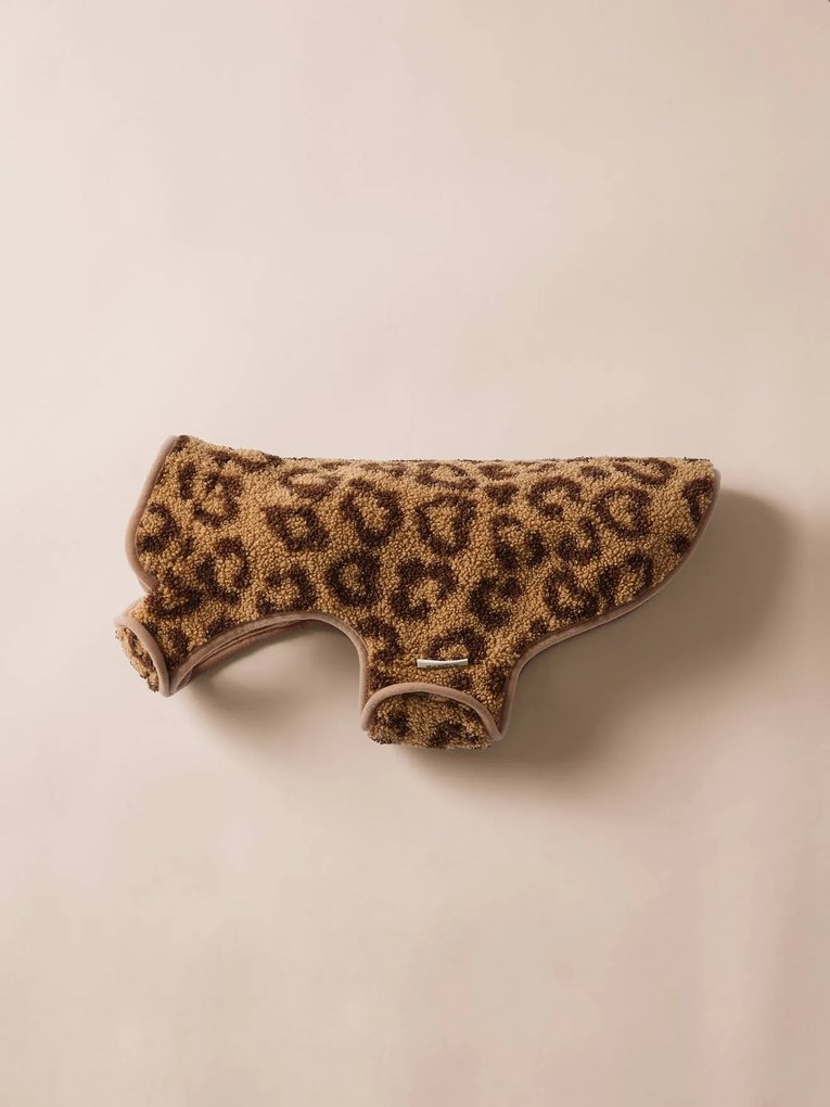 Casaco sherpa para cão cappuccino