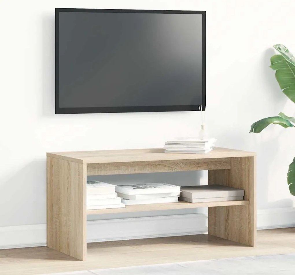 Móvel de TV 80x40x40 cm contraplacado carvalho sonoma