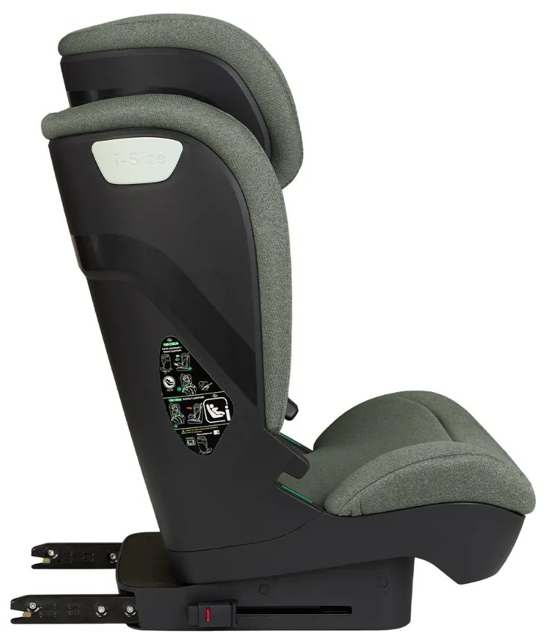 Cadeira Auto Bebé 100-150 cm i-Scout i-SIZE Verde Militar