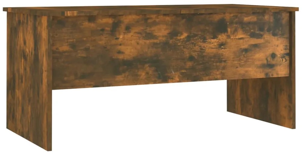 Mesa centro 102x50,5x46,5 cm madeira processada carvalho fumado