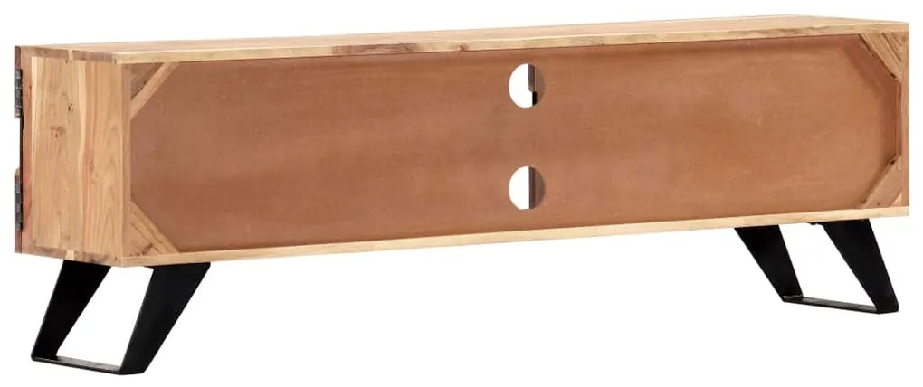 Móvel de TV 140x30x45 cm madeira de acácia maciça