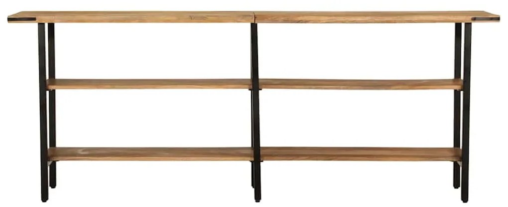 Mesa consola 180x35x70 cm madeira de mangueira maciça