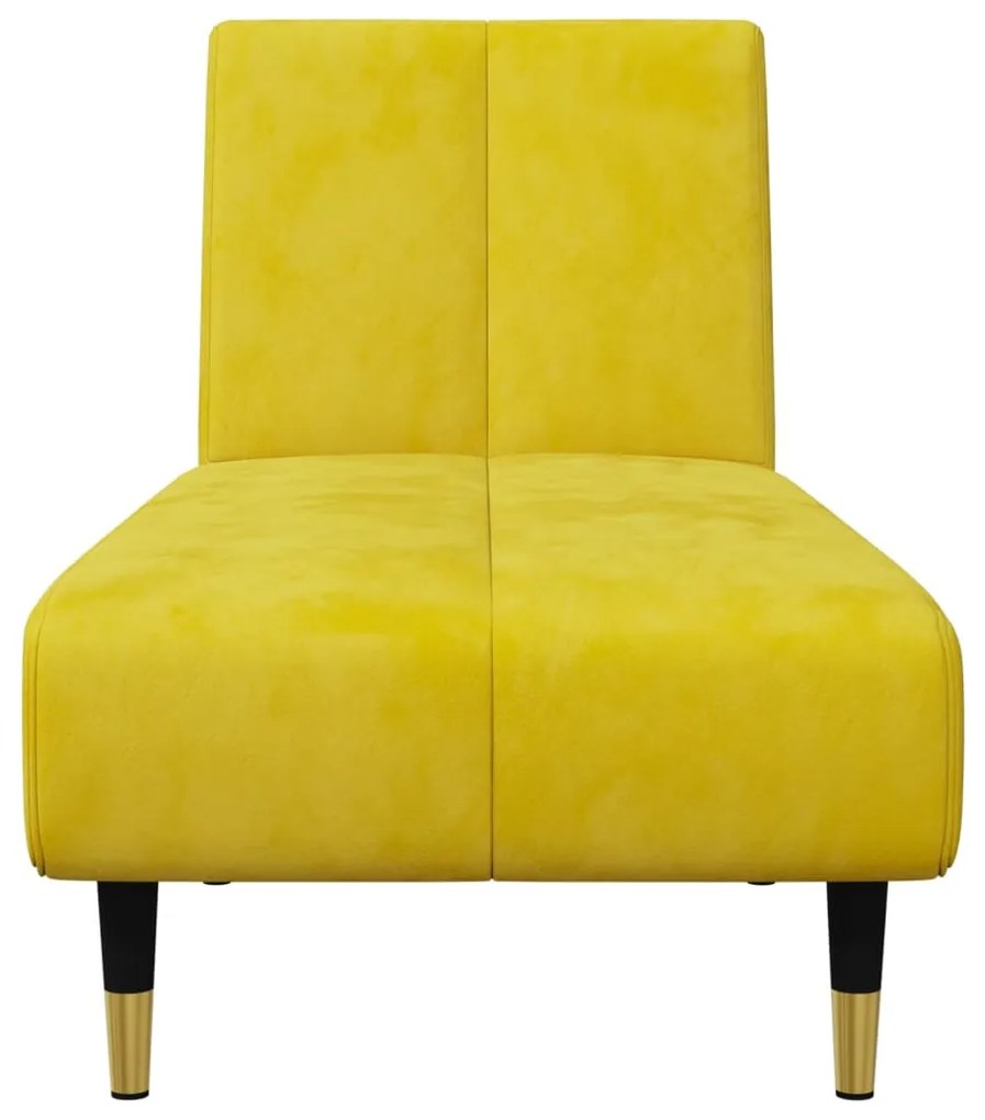 2 pcs conjunto de sofás veludo amarelo