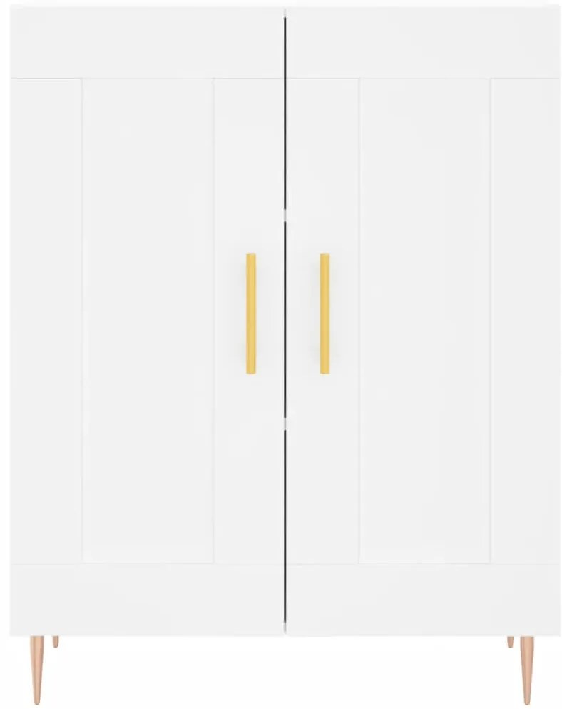 Armário alto 69,5x34x180 cm derivados de madeira branco