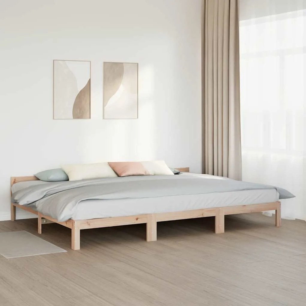 Estrutura de cama familiar sem colchão 240x200 cm