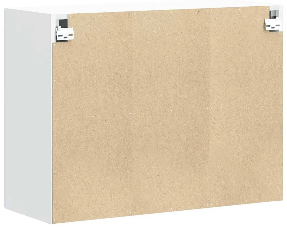 Armário de parede da cozinha Lucca derivados de madeira branco