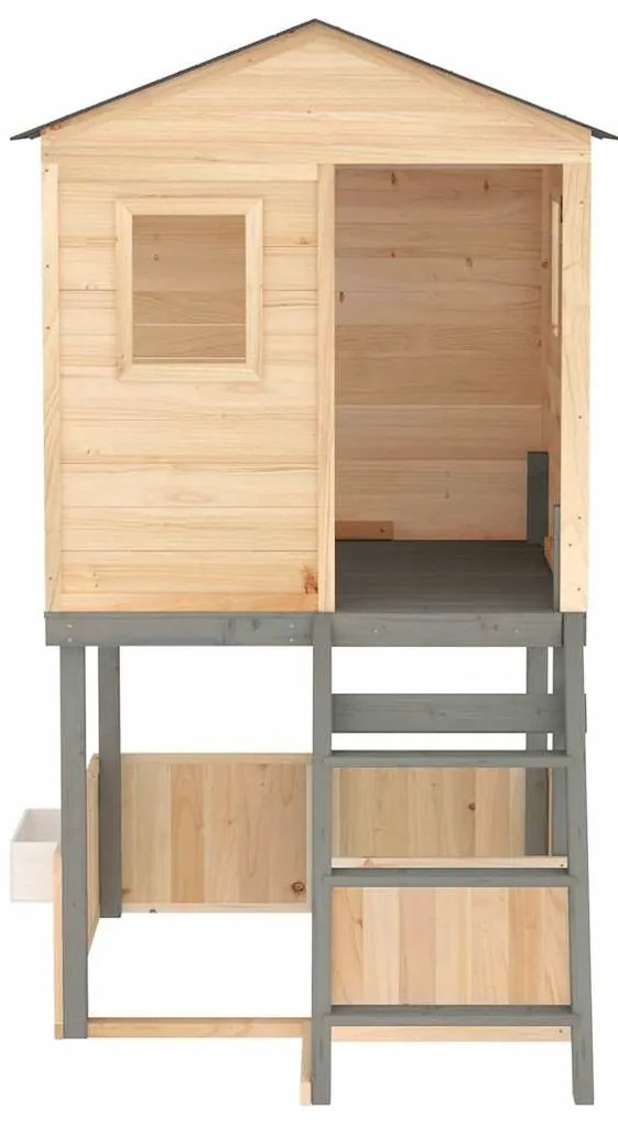 Conjunto de brincar para exterior madeira de abeto maciça