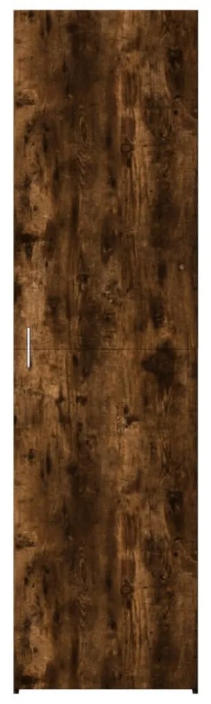 Armário alto 50x42,5x185cm derivados de madeira carvalho fumado