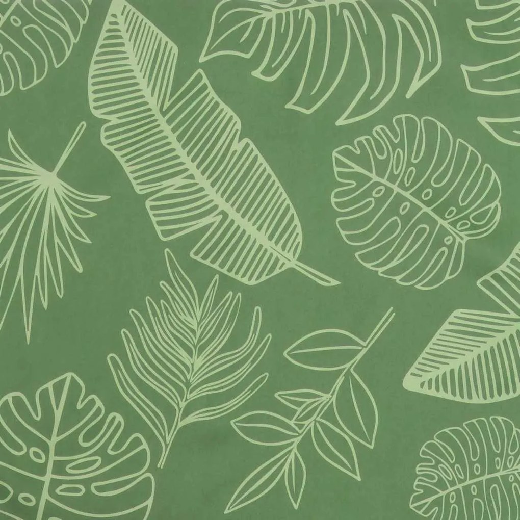 Almofadão banco jardim 150x50x4 cm tecido oxford padrão folhas