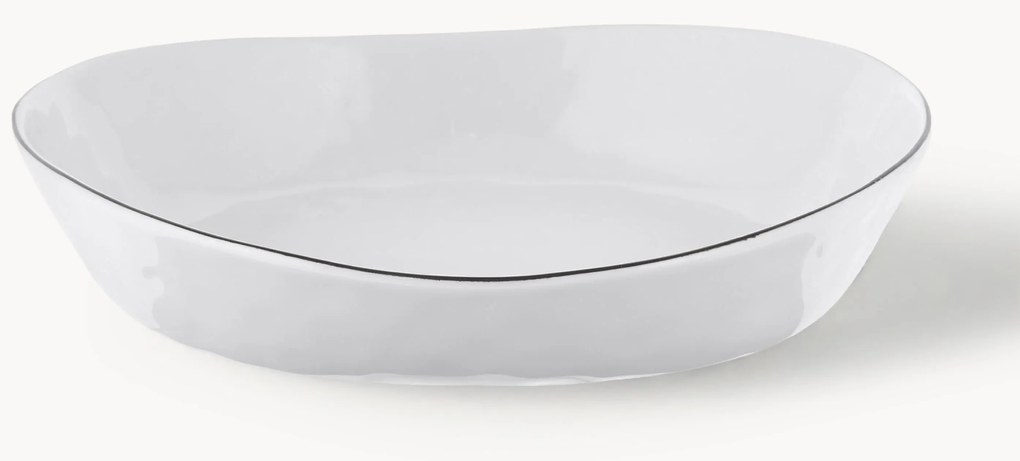 Taças em porcelana artesanais Salt, Ø 20 cm, conjunto de 2