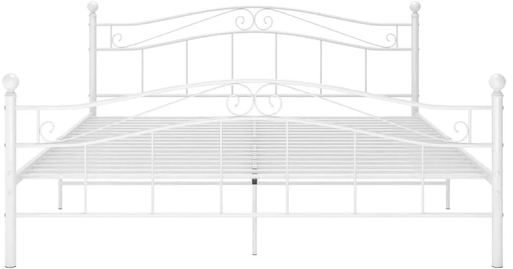 Estrutura de cama 180x200 cm metal branco