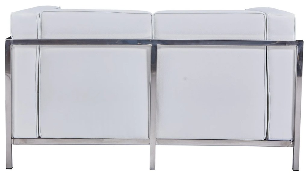 Sofá LOBBY – 2 Lugares – 132x70x68 cm – Estrutura em Aço Inoxidável e