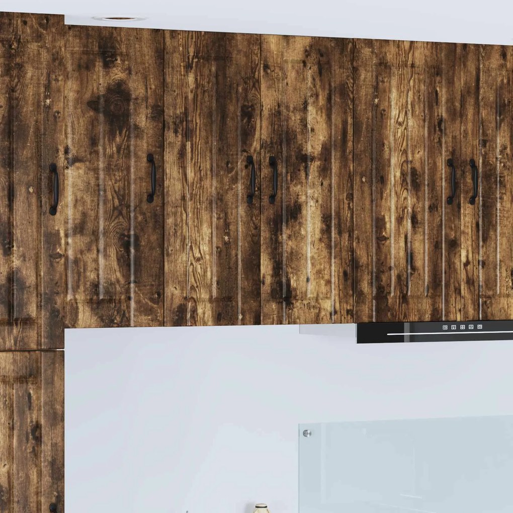 vidaXL Armário de Cozinha Carvalho Defumado 60 x 31 x 80 cm