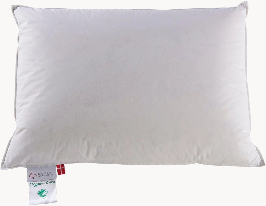 Almofada de plumas de três câmaras Organic Care, firme