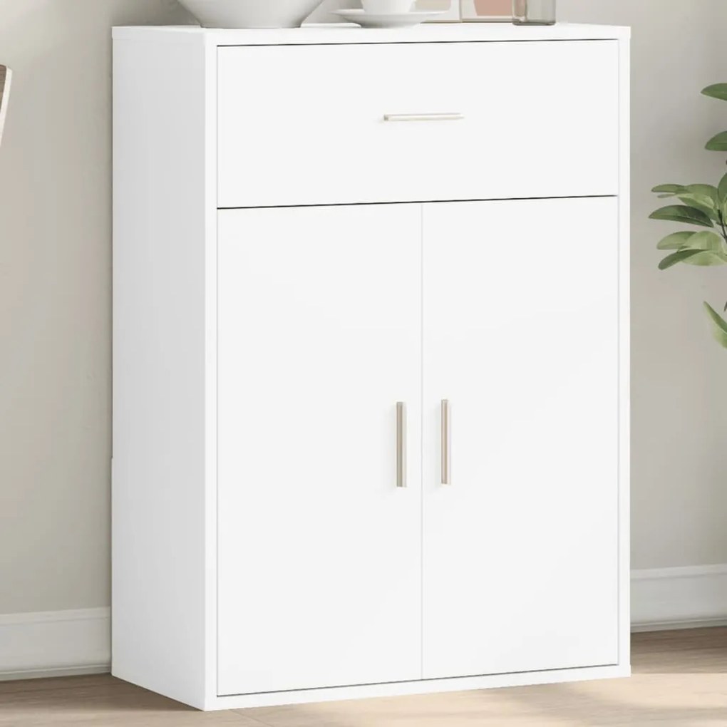 vidaXL Aparador 60x30x84 cm derivados de madeira branco