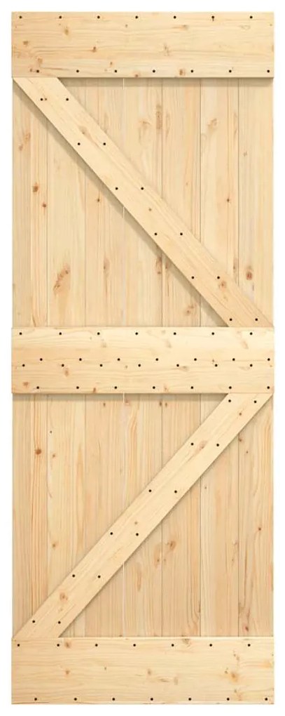 Porta NARVIK 85x210 cm madeira de pinho maciça