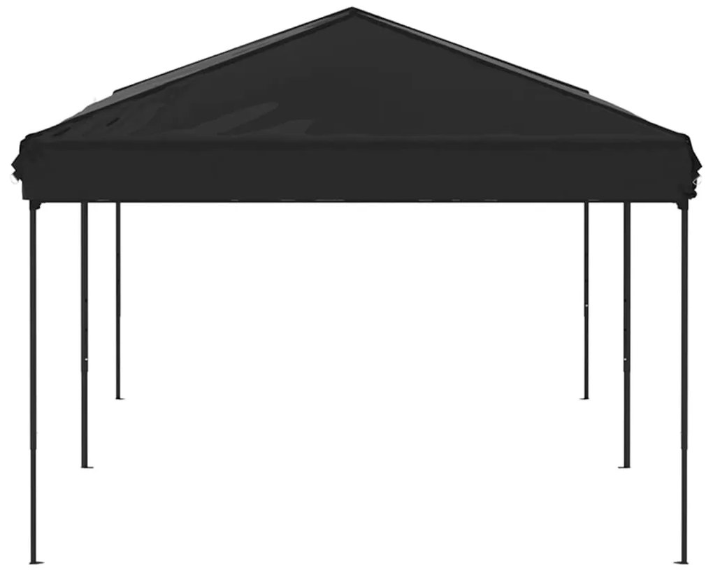 Tenda para festas dobrável 3x6 m preto