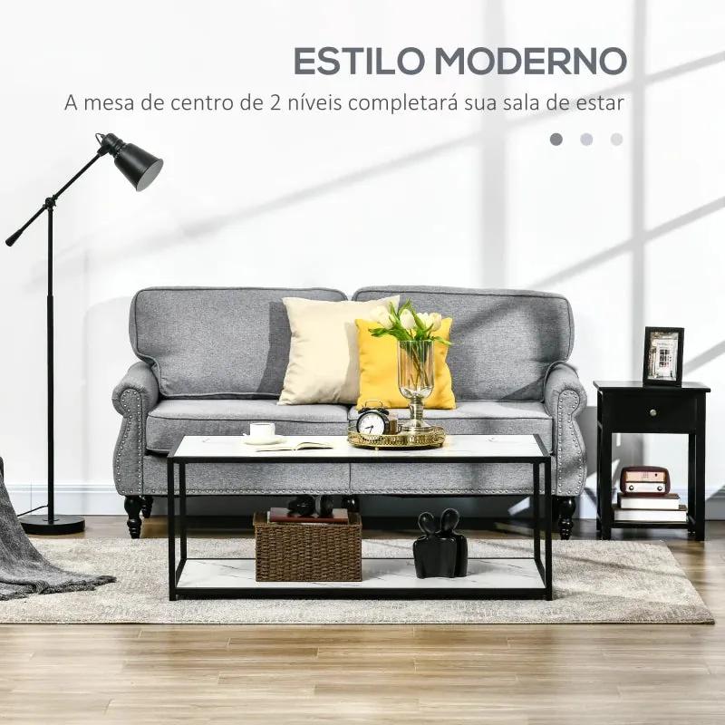 Mesa de Centro Marmol - Desing Moderno