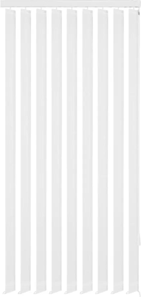 Persianas verticais 150x180 cm tecido branco