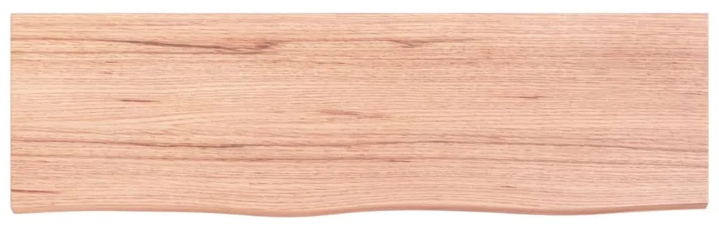 Prateleira de parede 100x30x2cm carvalho tratado castanho-claro