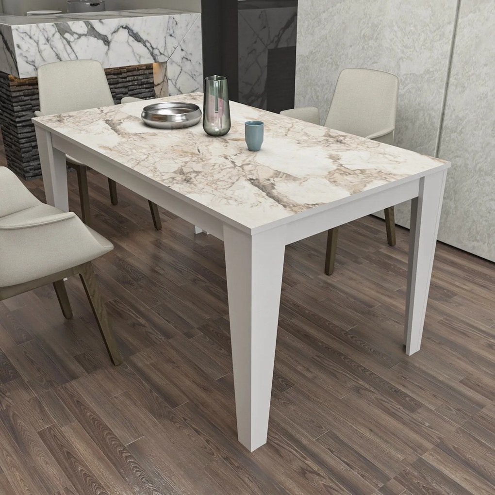 Mesa de Jantar Bud – Branco – 145x75x85 cm