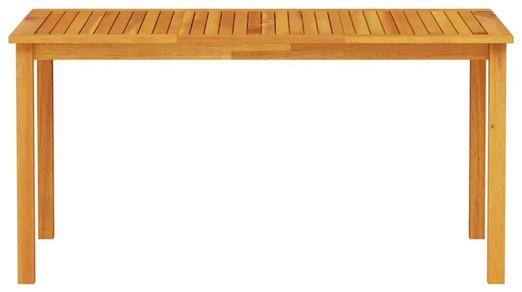 Conjunto de Jantar 5 pcs Marrom Natural 150 x 90 x 74 cm