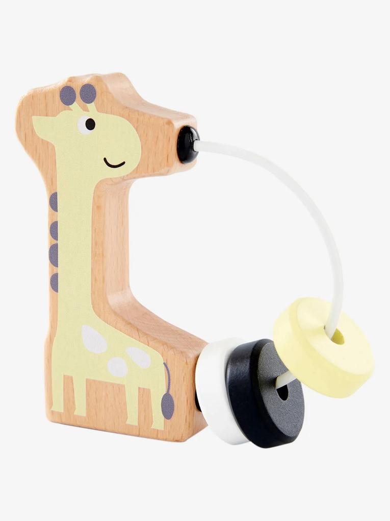 Chocalho Girafa em madeira FSC® multicolor