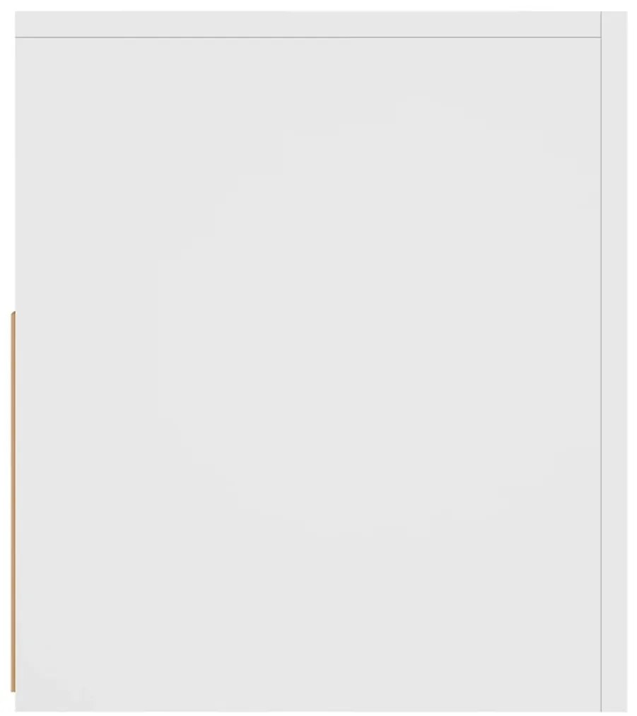 Móvel de TV com luzes LED 120x35x40 cm branco