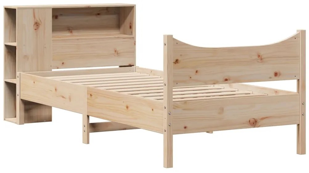 Cama sem colchão 90x200 cm madeira de pinho maciça