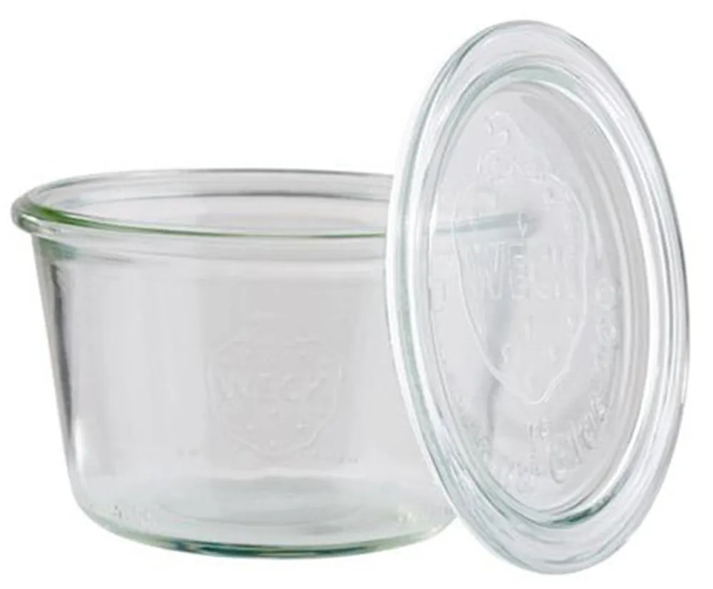 Frasco Vidro Weck com Tampa 370ml 11X7.5cm Pack 3