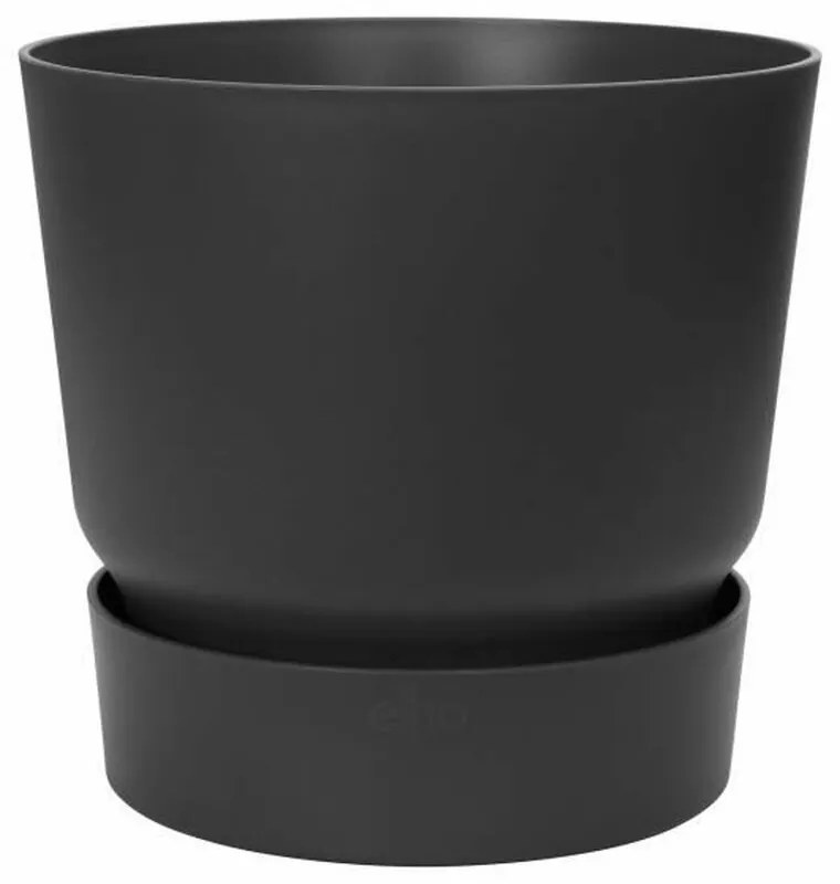 Vaso Elho Greenville ø 24,48 cm Preto Plástico