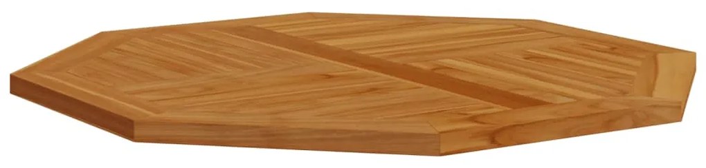 Tampo de mesa octogonal 90x90x2,5 cm madeira de teca maciça