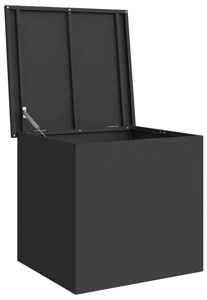 Caixa de Armazenamento Externa Preto 55 x 50.5 x 50 cm