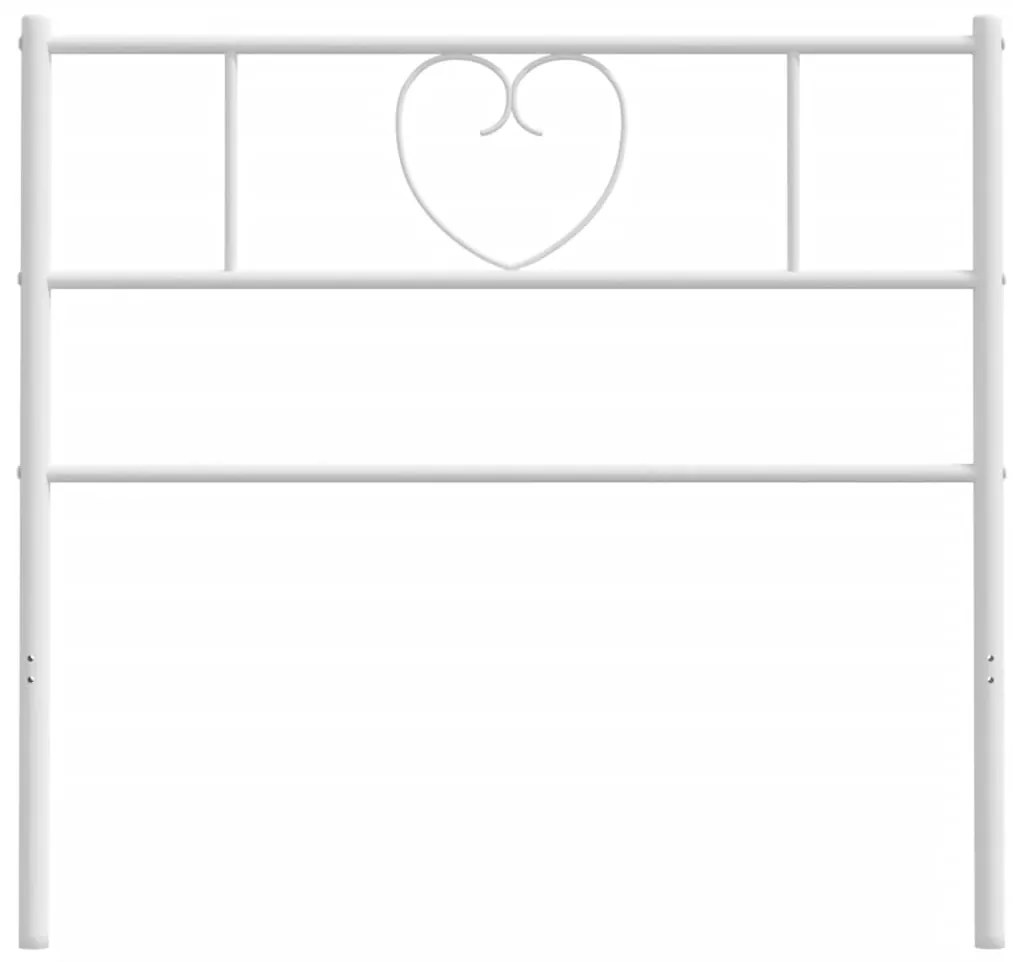 Cabeceira de cama 107 cm metal branco