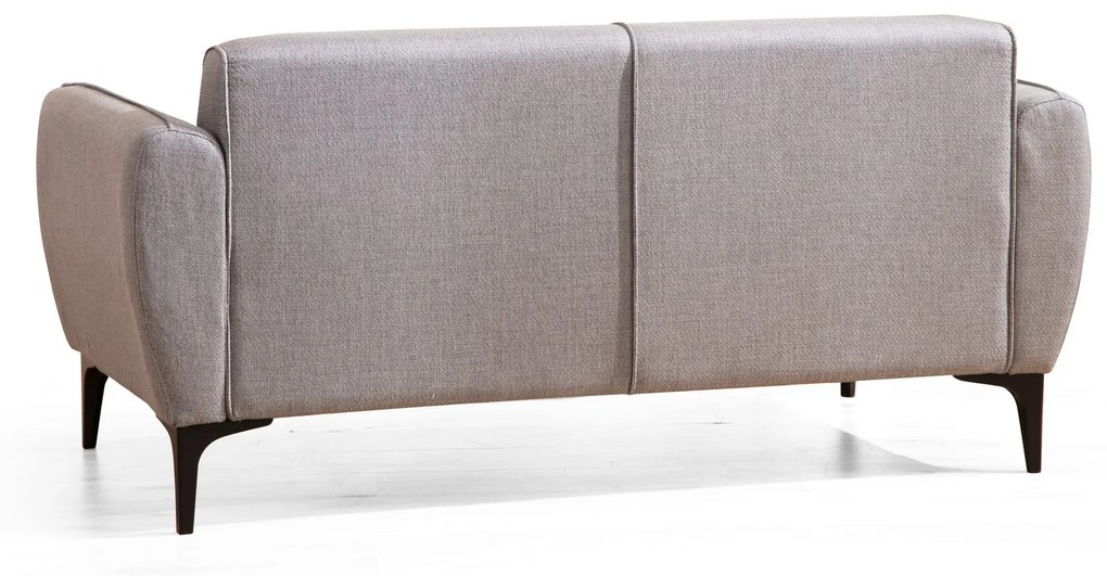 Sofá "Belissimo" de 2 Lugares – Cinzento – 180x95x67 cm – Design Moder