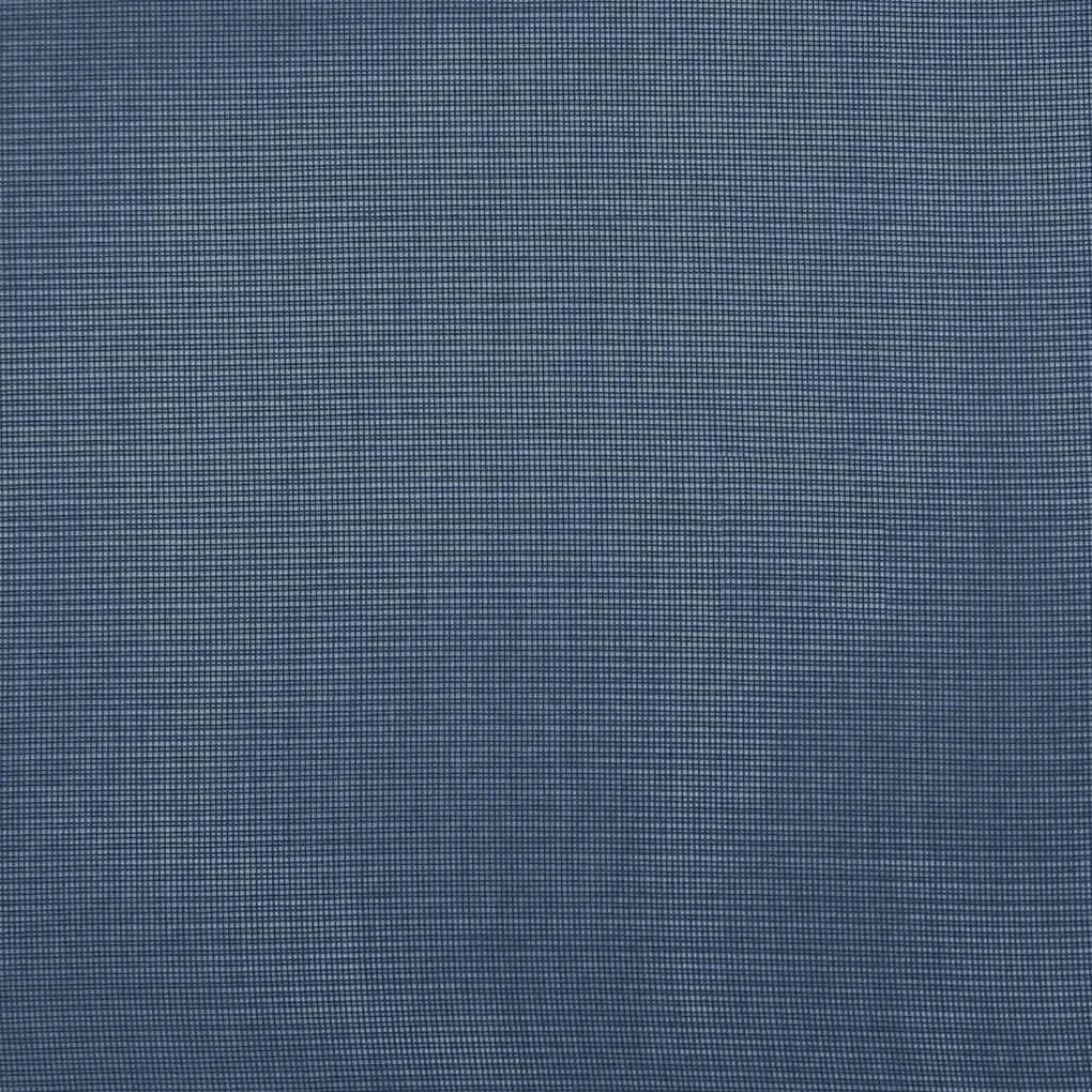 Cortinas de voile com ilhós 2 pcs azul real
