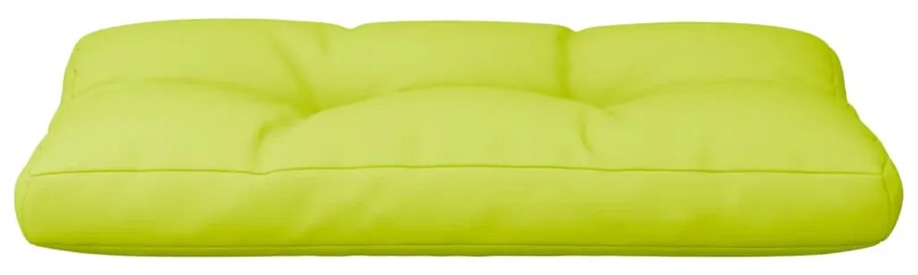 Almofadão p/ sofá de paletes 70x40x12 cm tecido verde brilhante