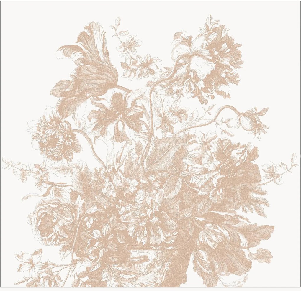 Papel de parede Engraved Flowes