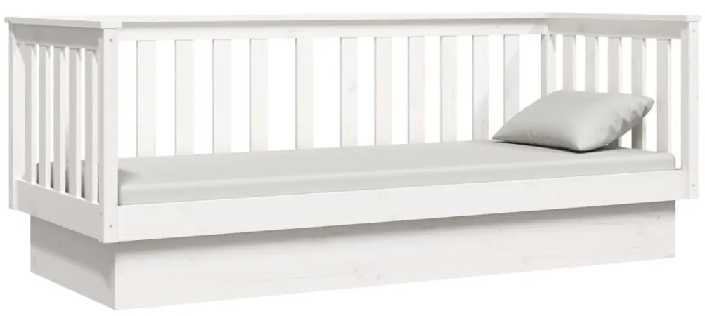 Espreguiçadeira sem colchão 75x190 cm branco