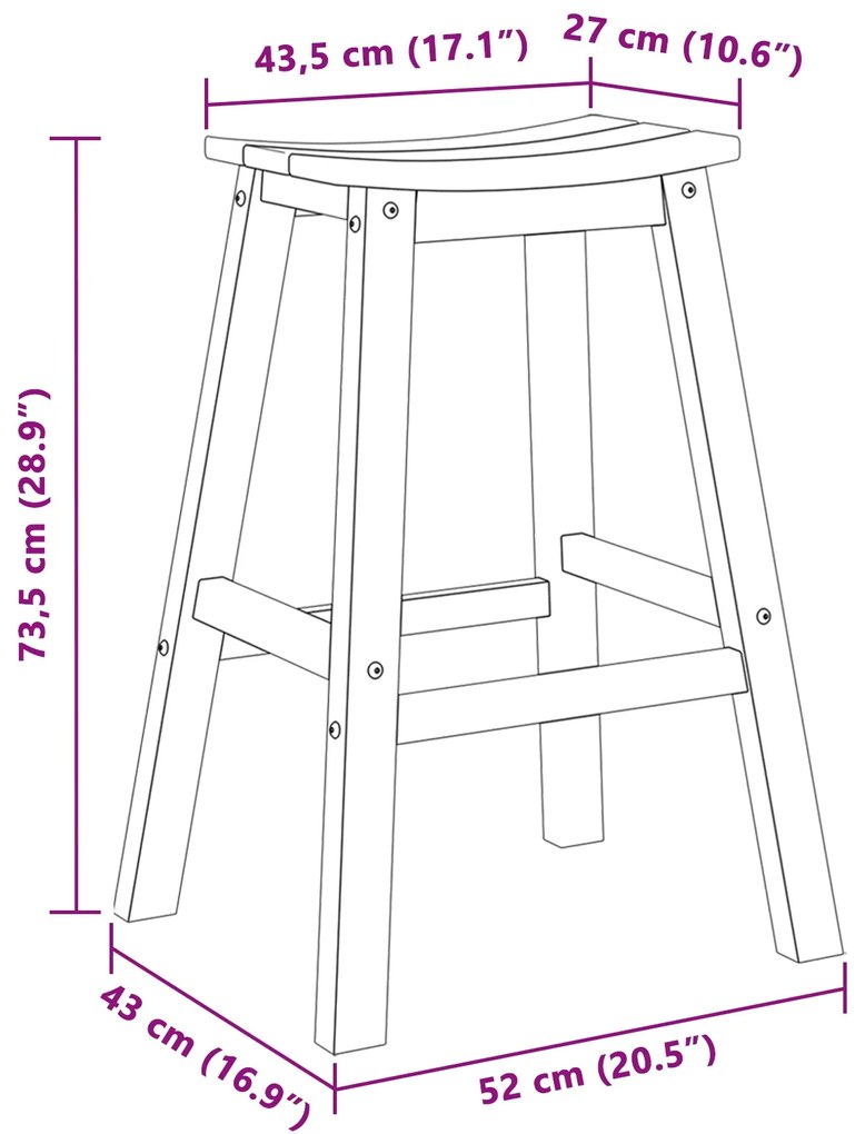 Banquetas 2 pcs Cinzento-Claro HDPE